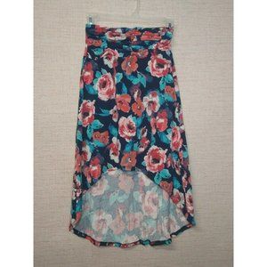 Brand new Little Girls Maxi High Low Flowers Skirt Size 7 to 14/16